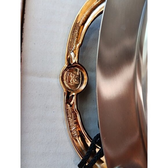 Rare Pamar MGM INOX 18/10 Swarovski Crystal Signed Artist Gold Etched With Box - Picture 11 of 16